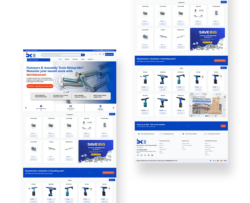 React JS Website Development